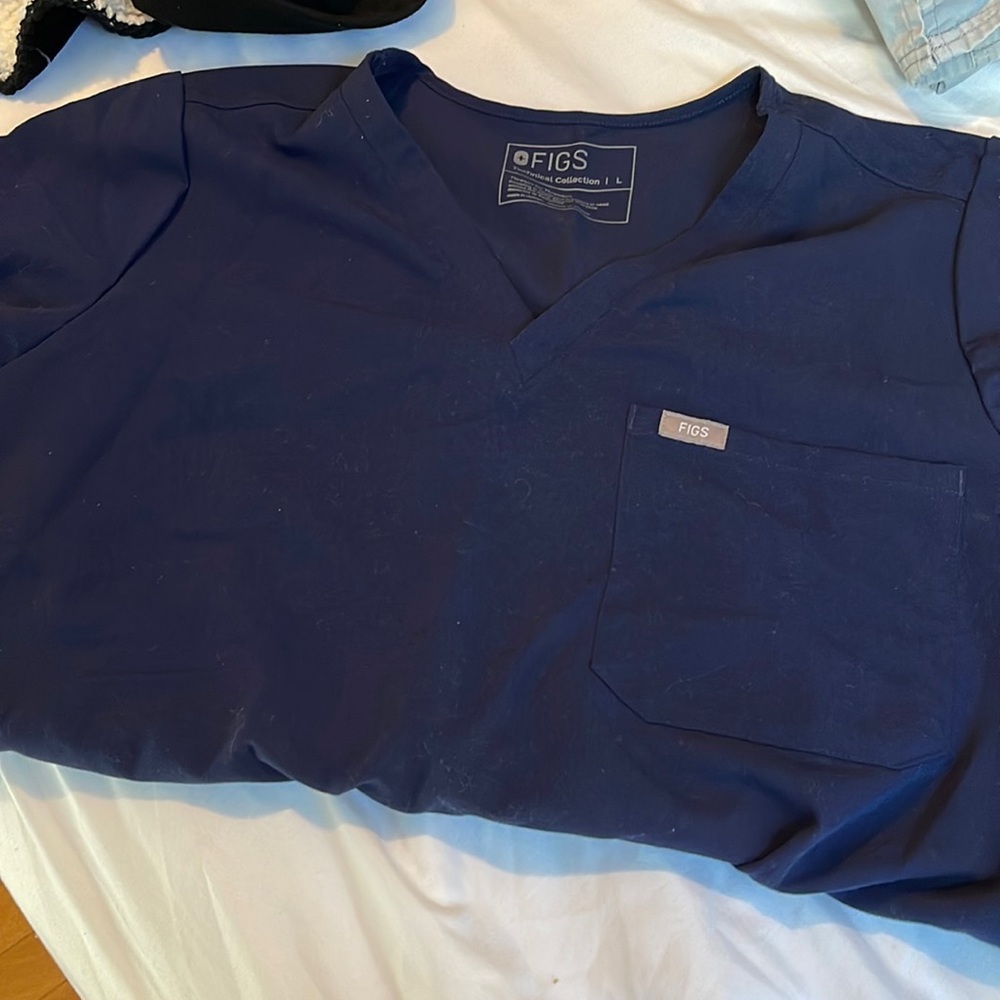 Womens FIGS scrub top